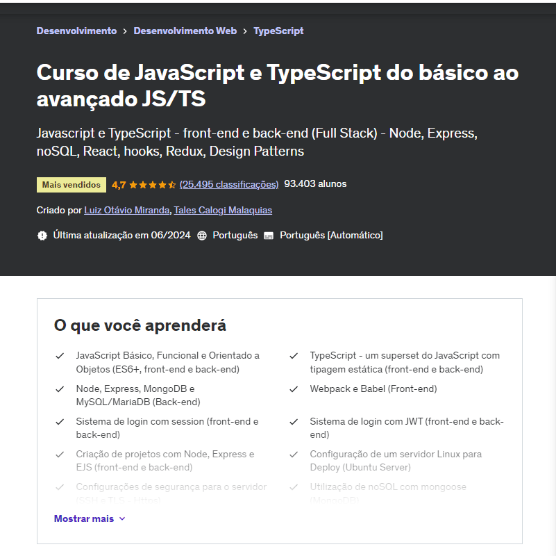 Thumbnail do projeto Desenvolvedor Front-End / Back-End